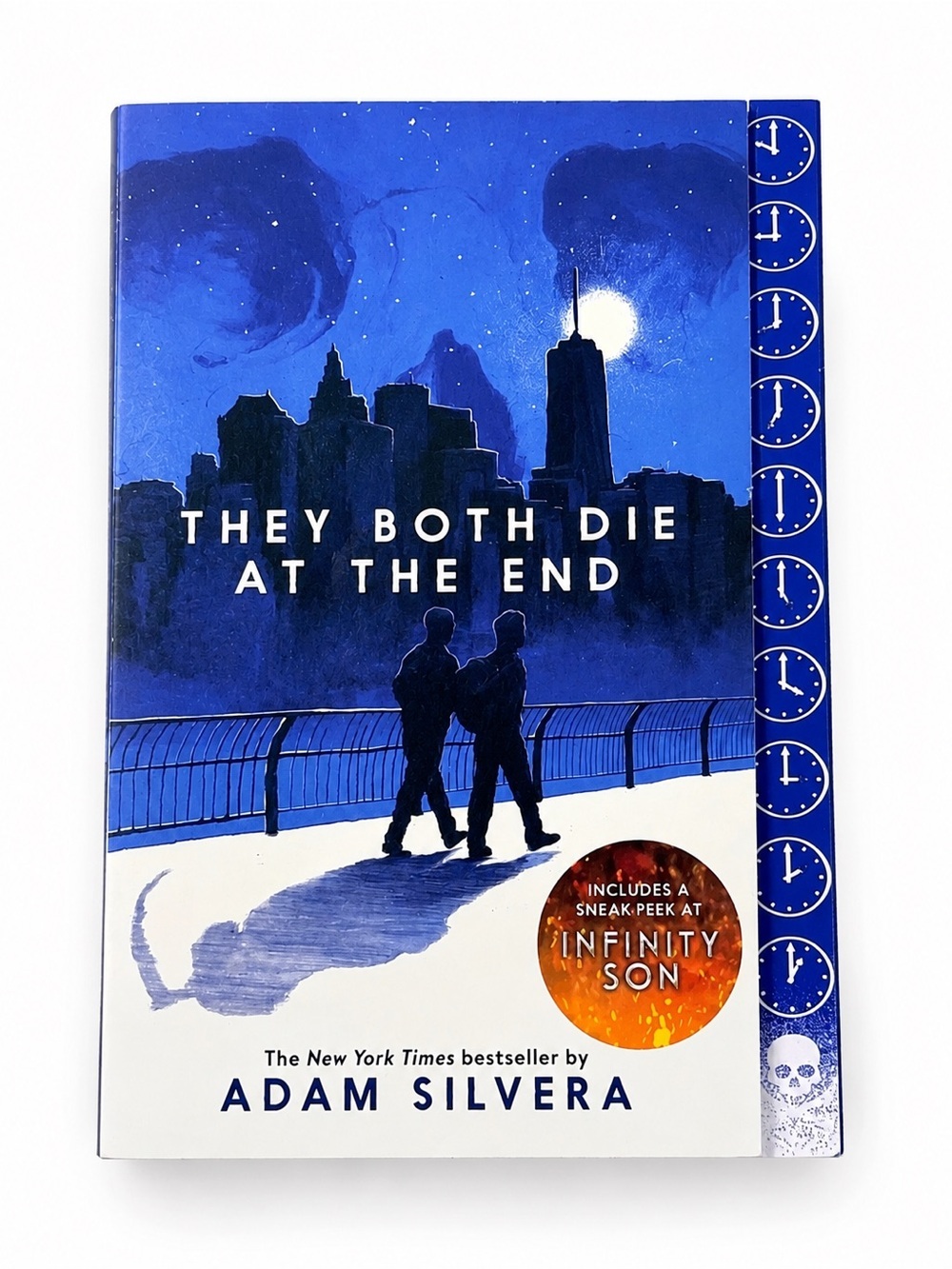 They Both Die At The End by Adam Silvera - Blue Cover Paperback